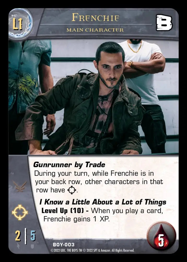 Vs. System 2PCG: The Boys Card GAme