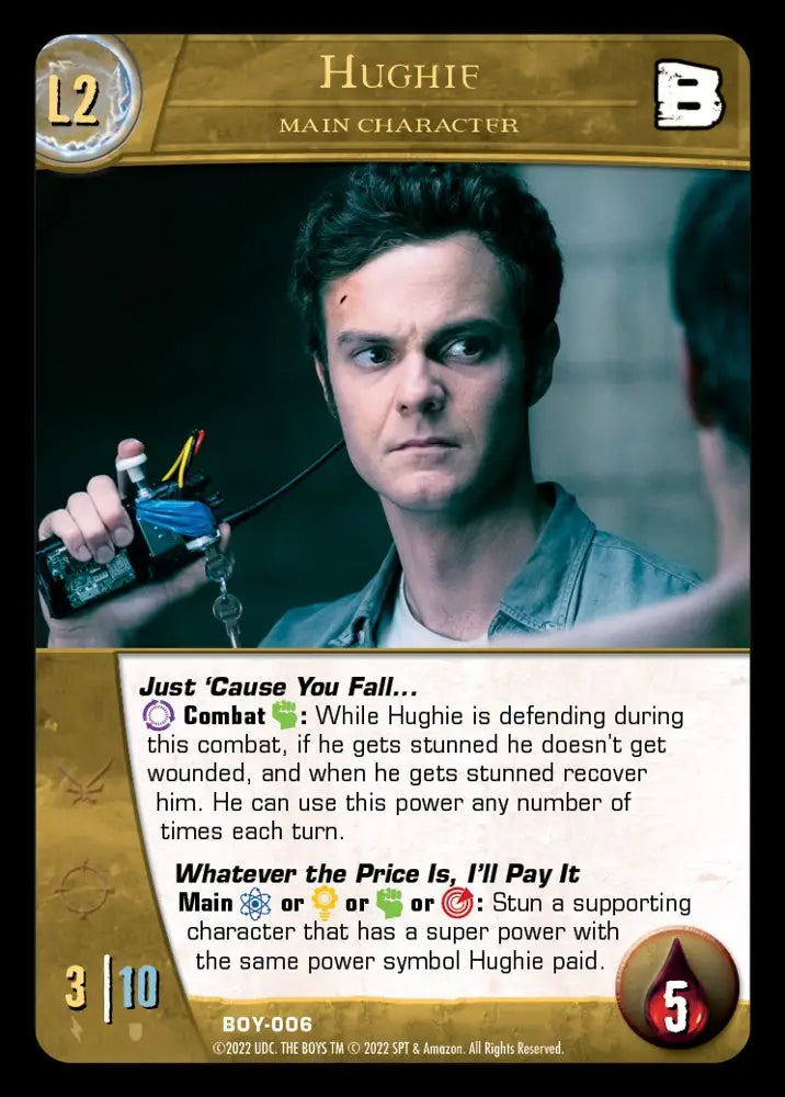 Vs. System 2PCG: The Boys Card GAme