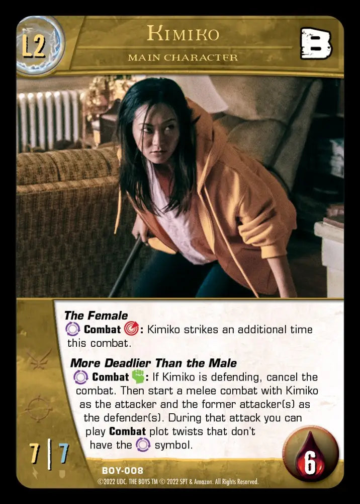 Vs. System 2PCG: The Boys Card GAme