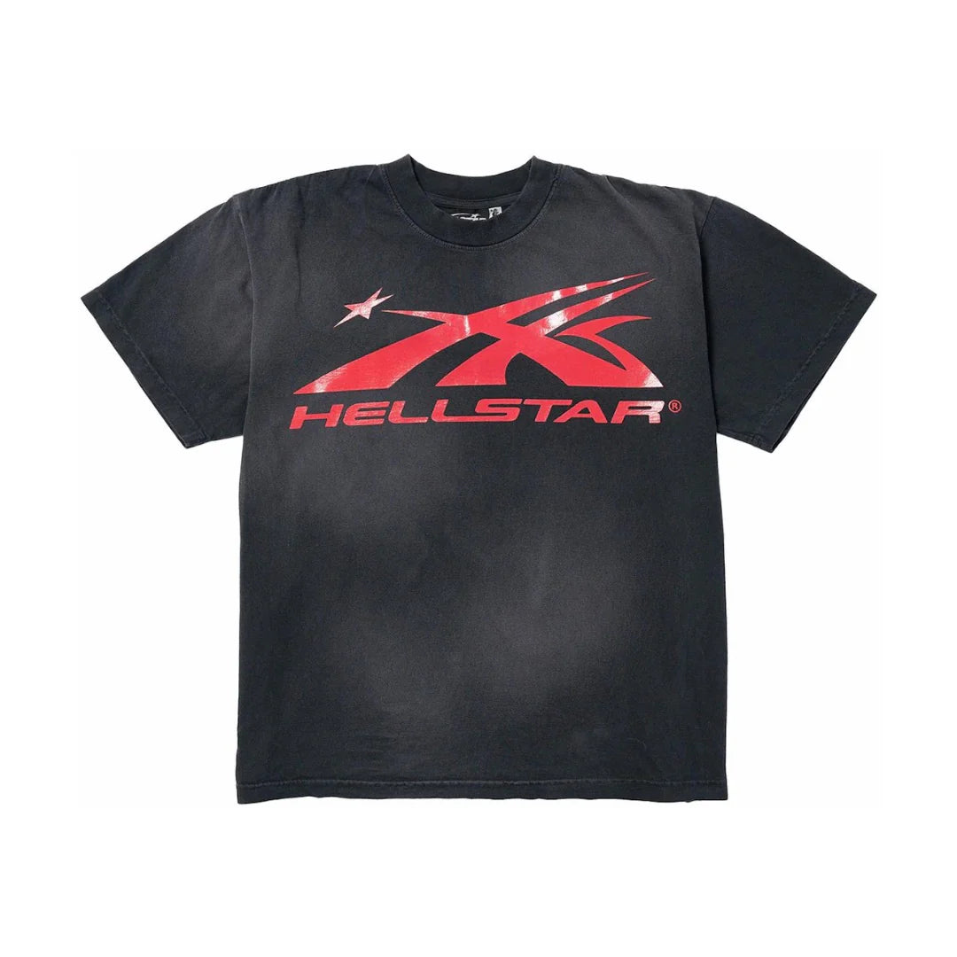 HELLSTAR SPORTS LOGO TEE BLACK/RED