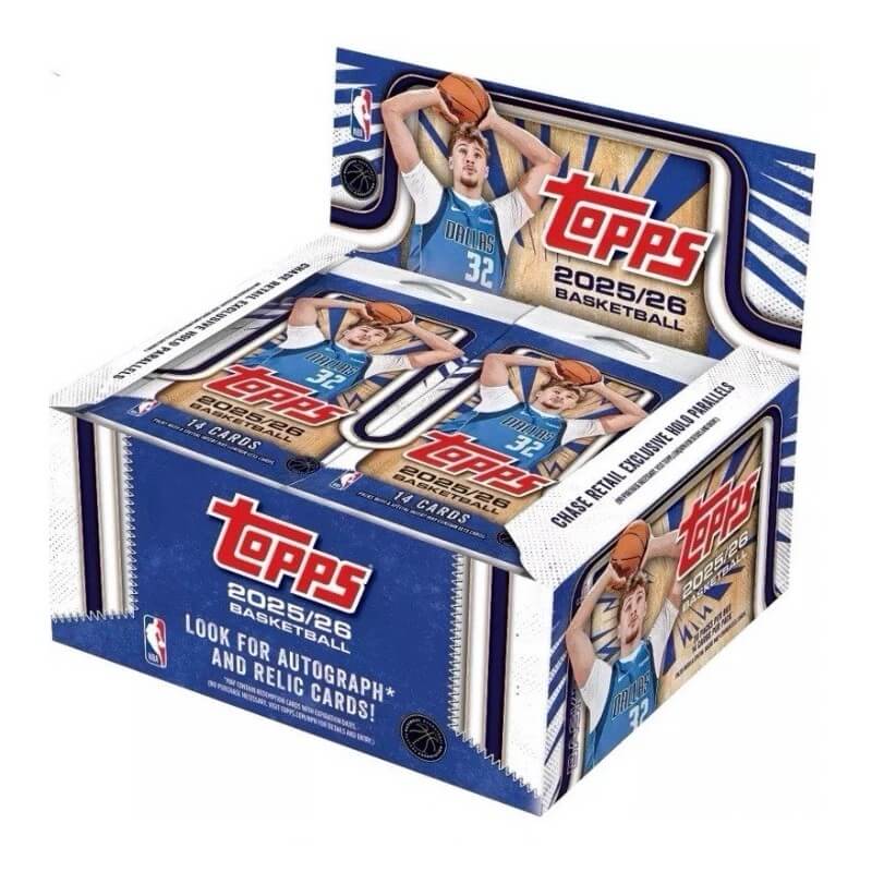 2025-26 Topps Basketball Combo - Target Black Friday Blackout Blaster Box + 20-Pack Retail Exclusive Box