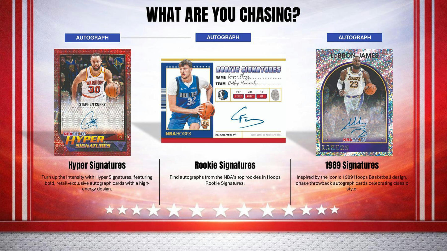 2025-26 Topps NBA Hoops Basketball Hanger Box