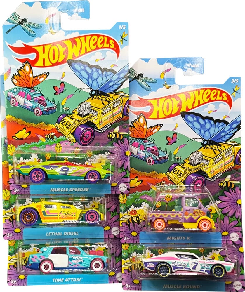 Hot Wheels Spring Vehicle 2025 Mix 1 - Set of 5