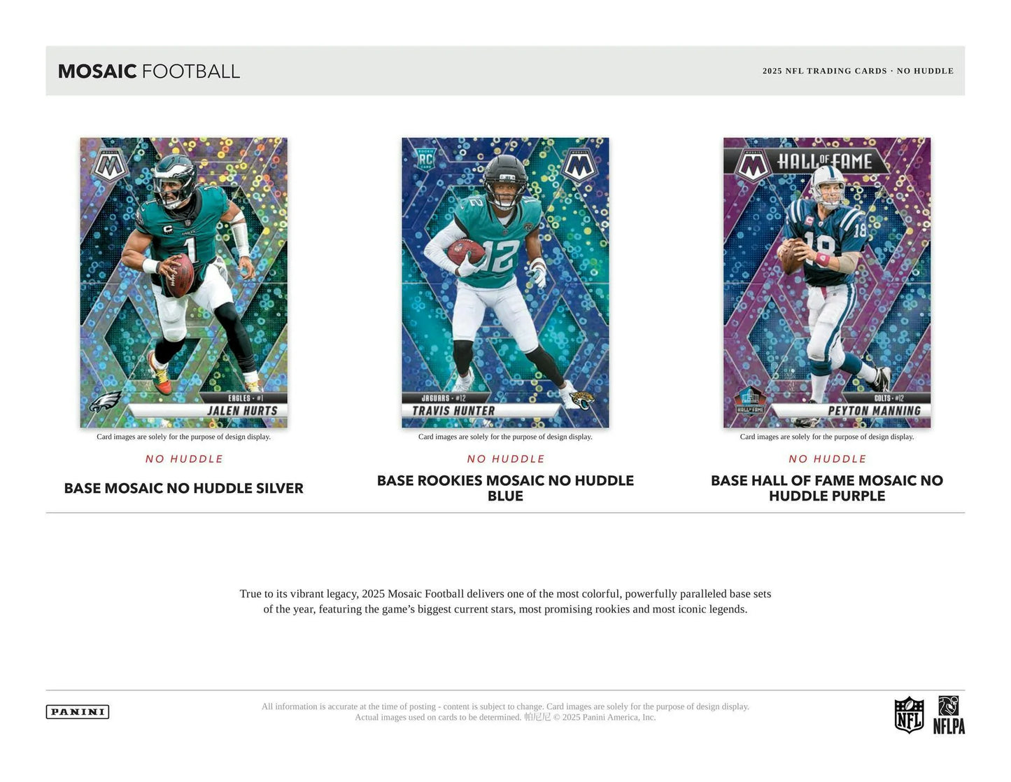 2025 Panini Mosaic Football Hobby Box