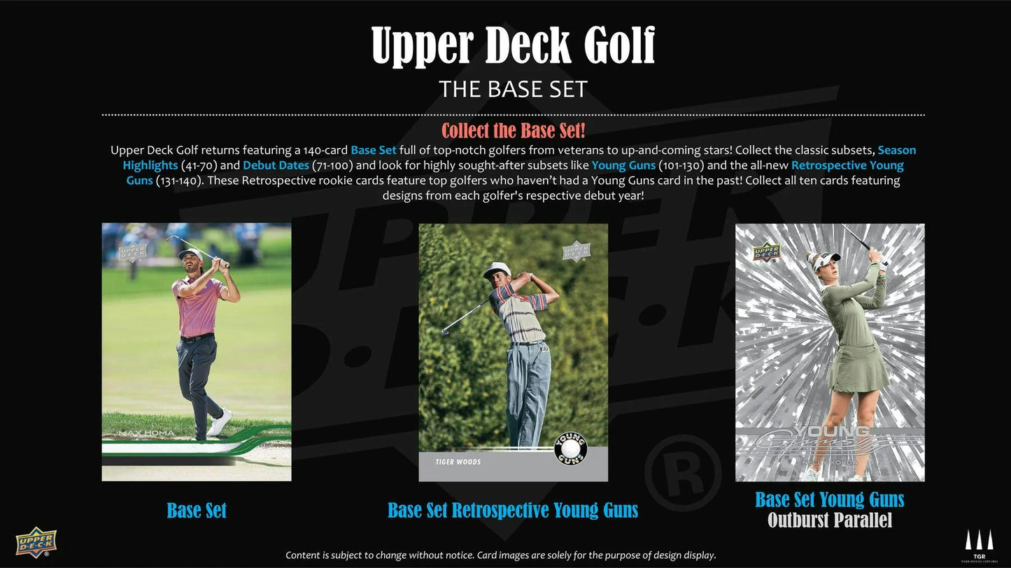 Upper Deck Golf Trading Card Blaster Box 2-Pack