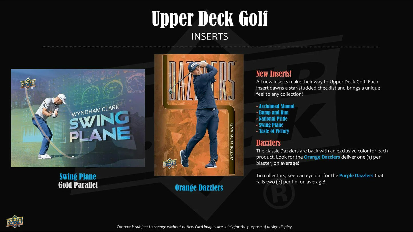Upper Deck Golf Trading Card Blaster Box 2-Pack