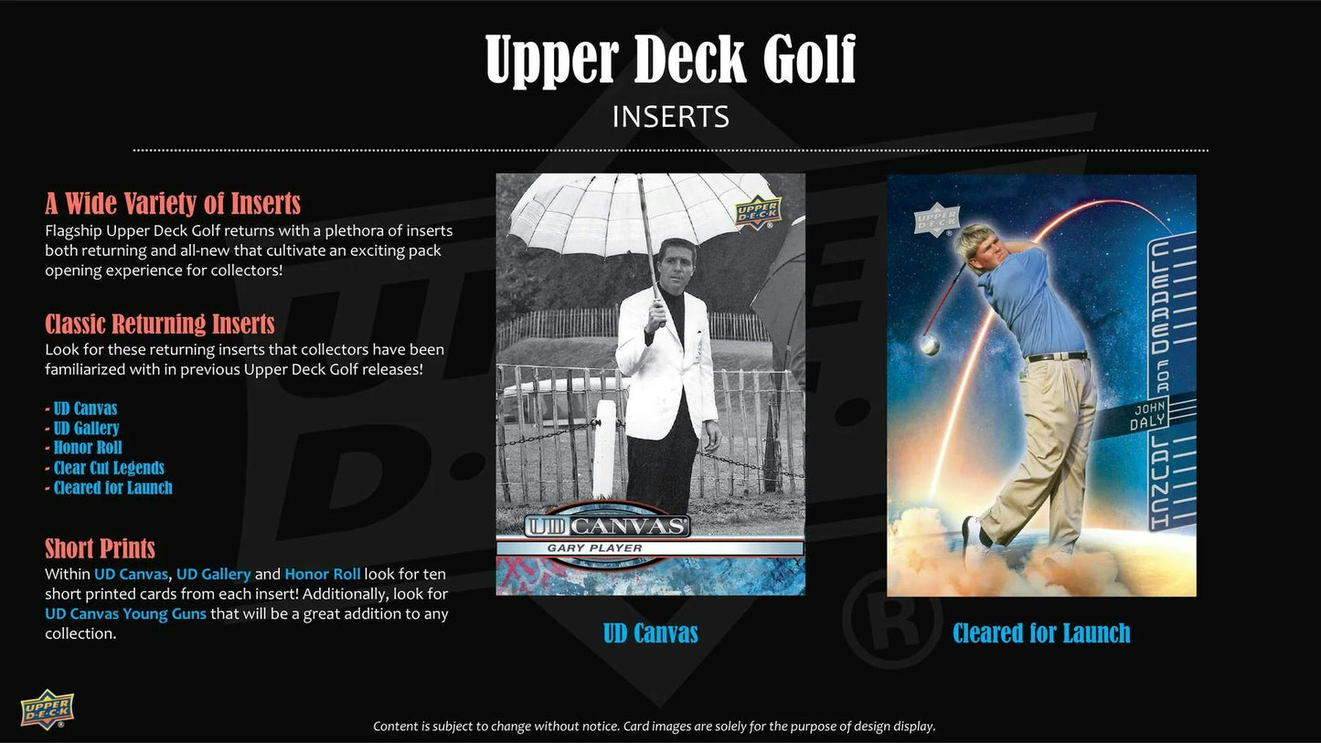 Upper Deck Golf Trading Card Blaster Box 2-Pack