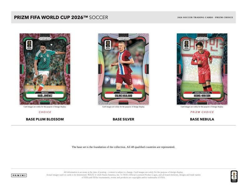 2026 Panini Prizm Choice World Cup Soccer 20 Box Case (PRE-ORDER LATE JULY 2026)
