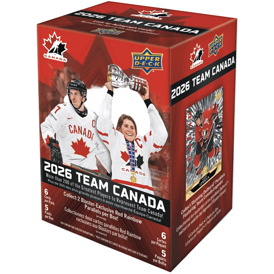2026 Upper Deck Team Canada Hockey Blaster Box