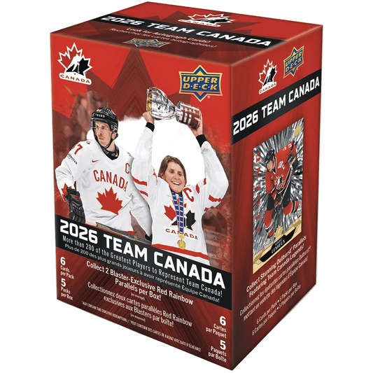 2026 Upper Deck Team Canada Hockey Blaster Box