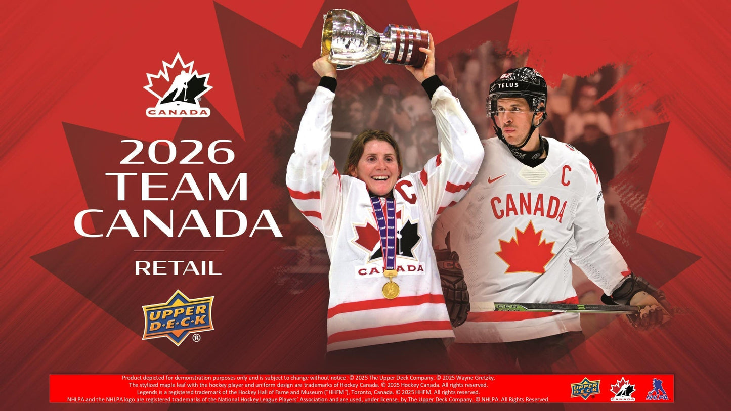 2026 Upper Deck Team Canada Hockey Blaster Box