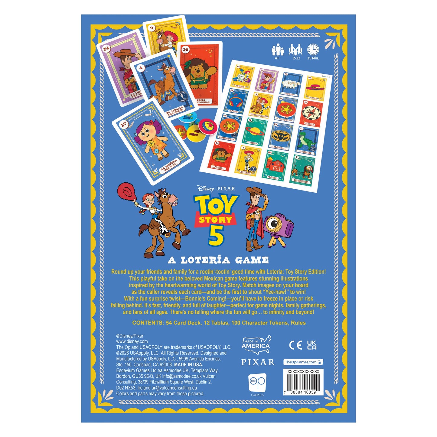 Lotería: Toy Story 5 Board Game - Hobby Exclusive