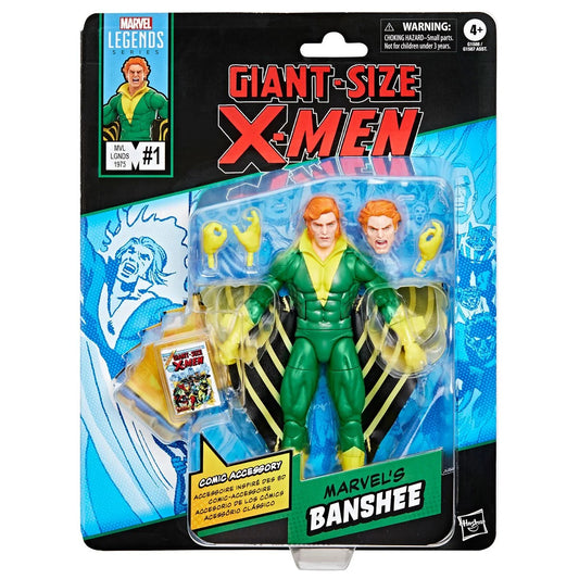 Marvel Legends -  Banshee Giant-Size X-Men  - Comics-Inspired 6-Inch Action Figure