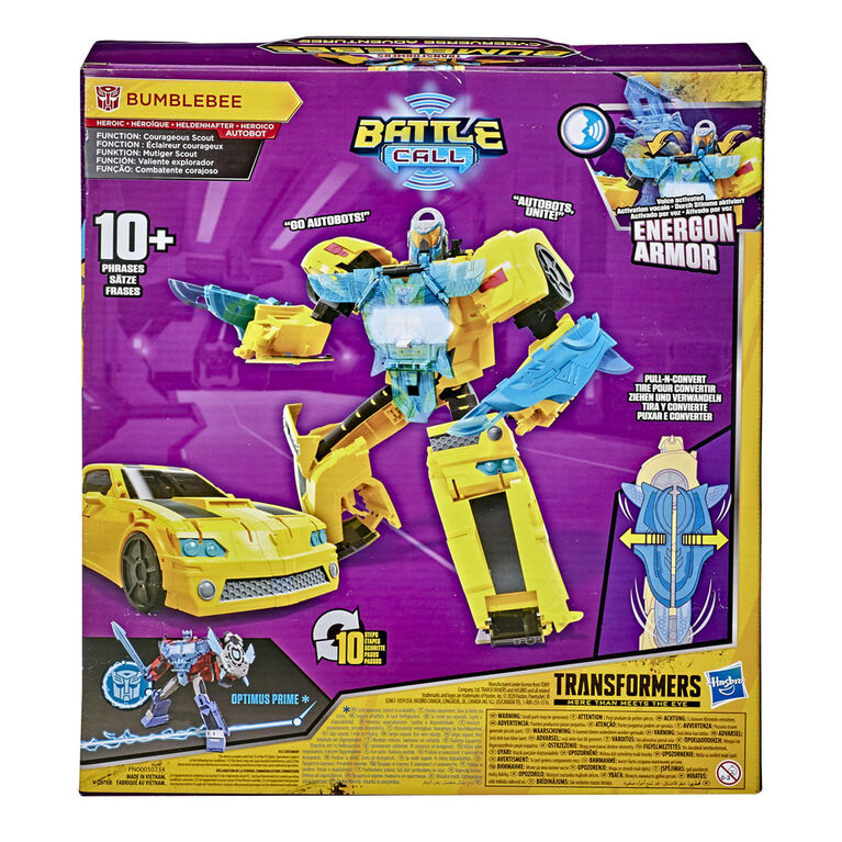 Transformers Battle Call Voice Activated Toy Bumble Bee