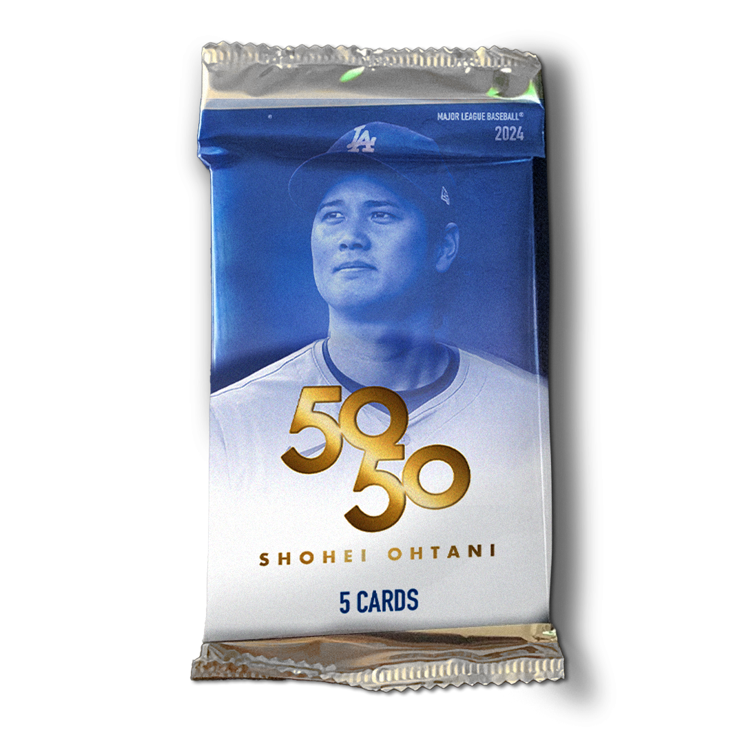 2024 Topps 50/50 Shohei Ohtani Single Pack (PREORDER DEC) SoleSavy