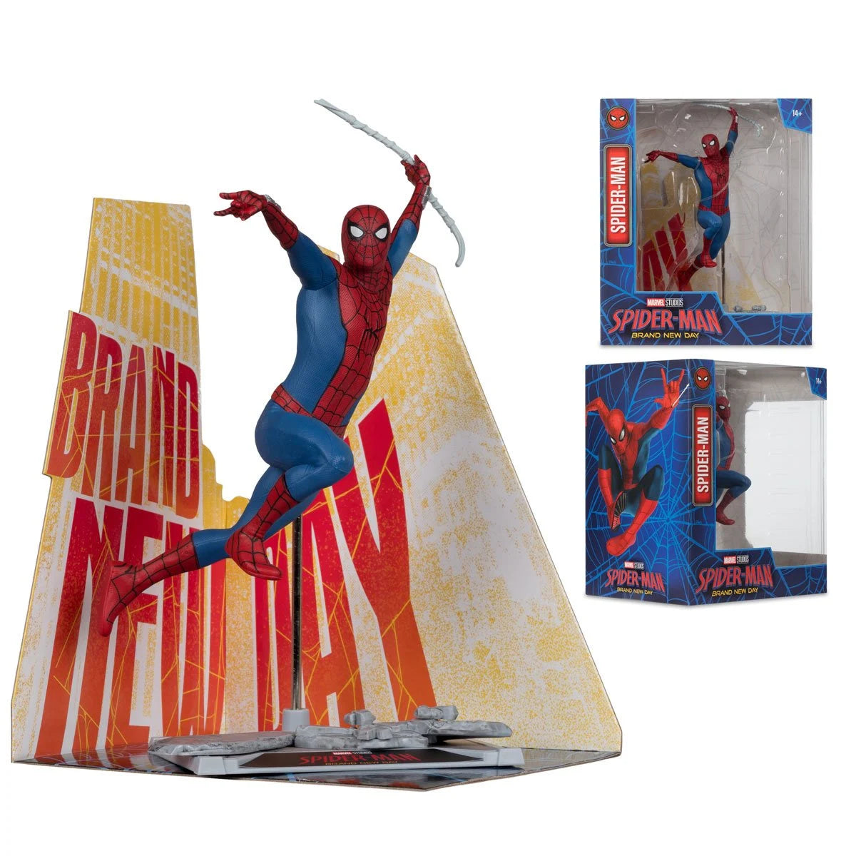 McFarlane - Spider-Man: Brand New Day - Spider-Man 1:10 Scale Posted Figure with Scene