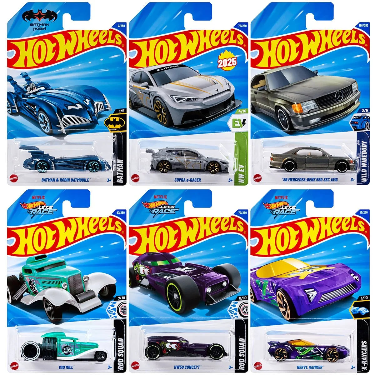 SEALED CASE OF 72 - Hot Wheels Worldwide Basic Car 2025 Wave 10 (99HJ) - PRE-ORDER JULY 2025