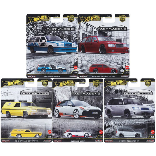 Hot Wheels Premium - Car Culture - Mix 4 - 2025 Complete Set - MTFPY86J1