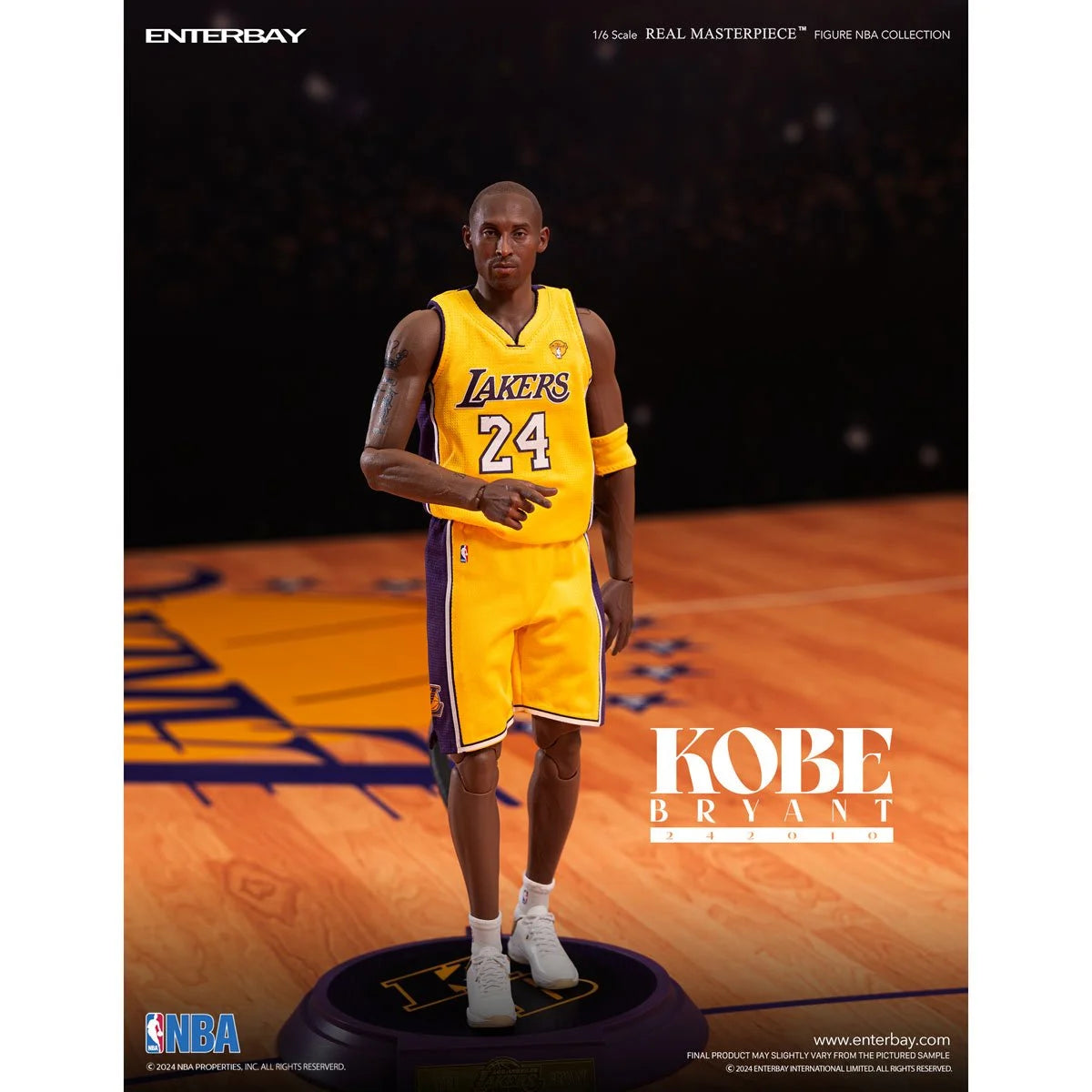 Real Masterpiece - Kobe Bryant 242010 - 1:6 Action Figure - NBA Los Angeles Lakers  - Enterbay - PRE-ORDER (APRIL 2025)