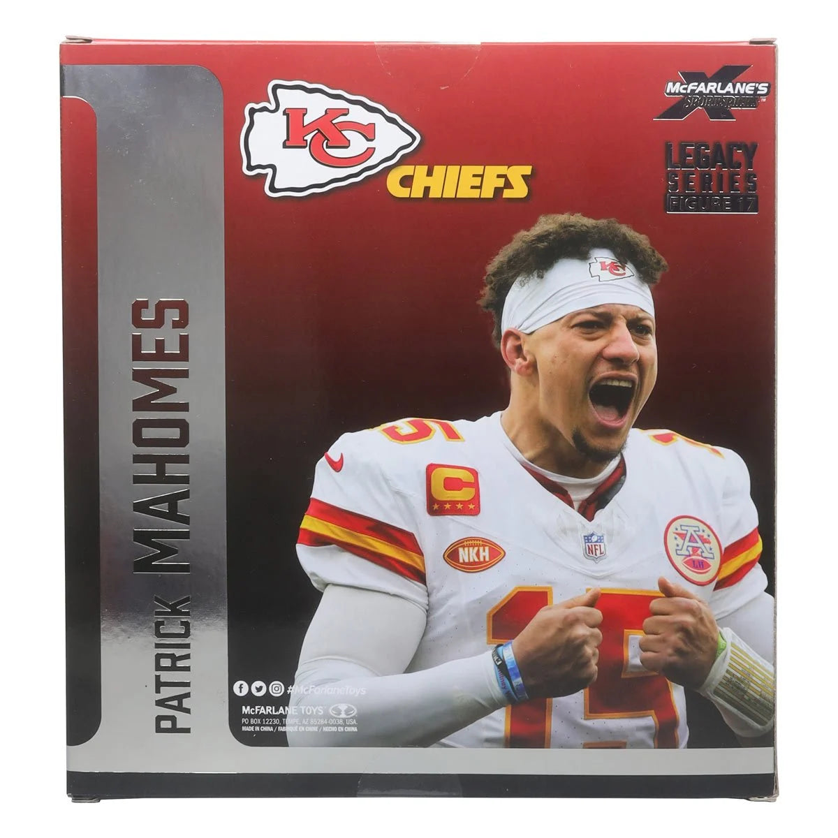 McFarlane NFL 2024 - Patrick Mahomes 7-Inch Figure - Wave 2 Kansas City Chiefs