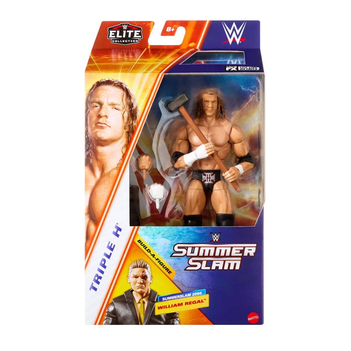 WWE SummerSlam Elite 2025 - Complete Set of 4 -  William Regal Build-a-Figure - Mattel Action Figures (PRE-ORDER)