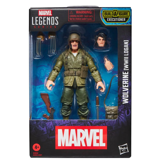 Marvel Legends Series - Wolverine (WWII Logan) X-Men Comics (BAF Executioner) - 6-Inch Action Figure