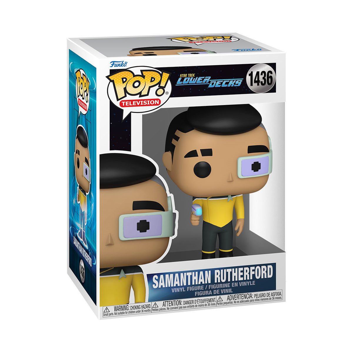 Funko TV - Star Trek: Lower Decks Set of 3 - Samanthan Rutherford #1436 + D'Vana Tendi #1435 + Bradward Boimler #1434