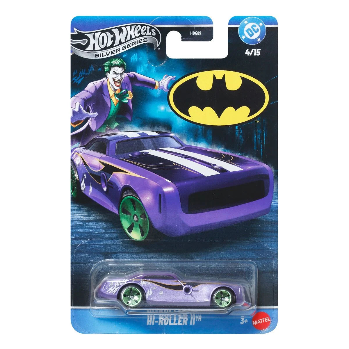 Hot Wheels Silver Series - Batman Themed 2026 Mix 1 - Complete set of 5 Cars (956S)