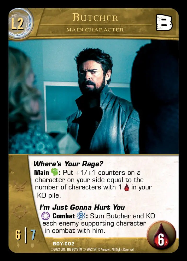 Vs. System 2PCG: The Boys Card GAme