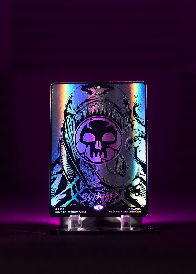 Magic: The Gathering - Secret Lair x Marvel's Spider-Man: Mana Symbiote Raised Foil Edition (SEALED)