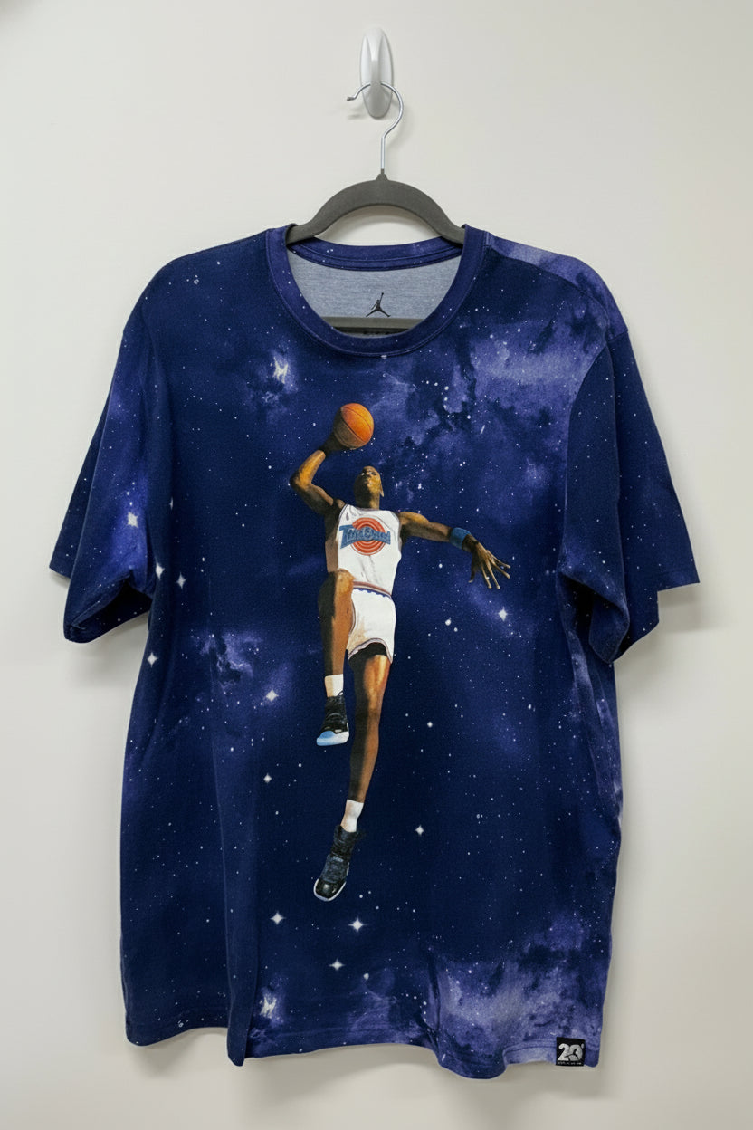 Air Jordan XI Space Jam Galaxy 20th Anniversary T-Shirt - Gently Worn