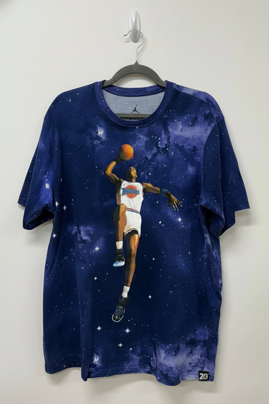 Air Jordan XI Space Jam Galaxy 20th Anniversary T-Shirt - Gently Worn