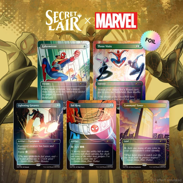 Magic: The Gathering - Secret Lair x Marvel's Spider-Man: Heroic Deeds Foil Edition (SEALED)