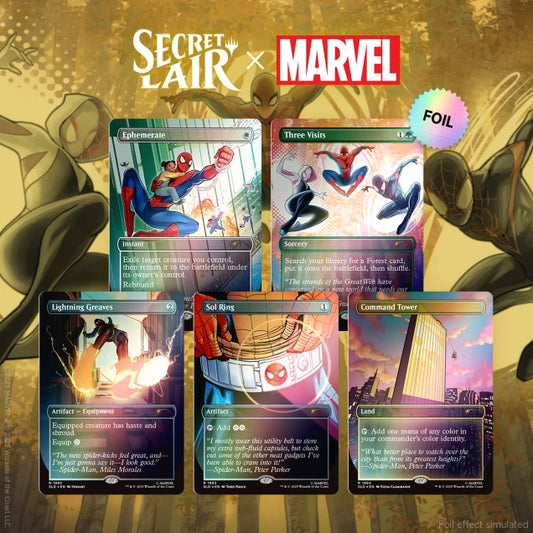 Magic: The Gathering - Secret Lair x Marvel's Spider-Man: Heroic Deeds Foil Edition (SEALED)