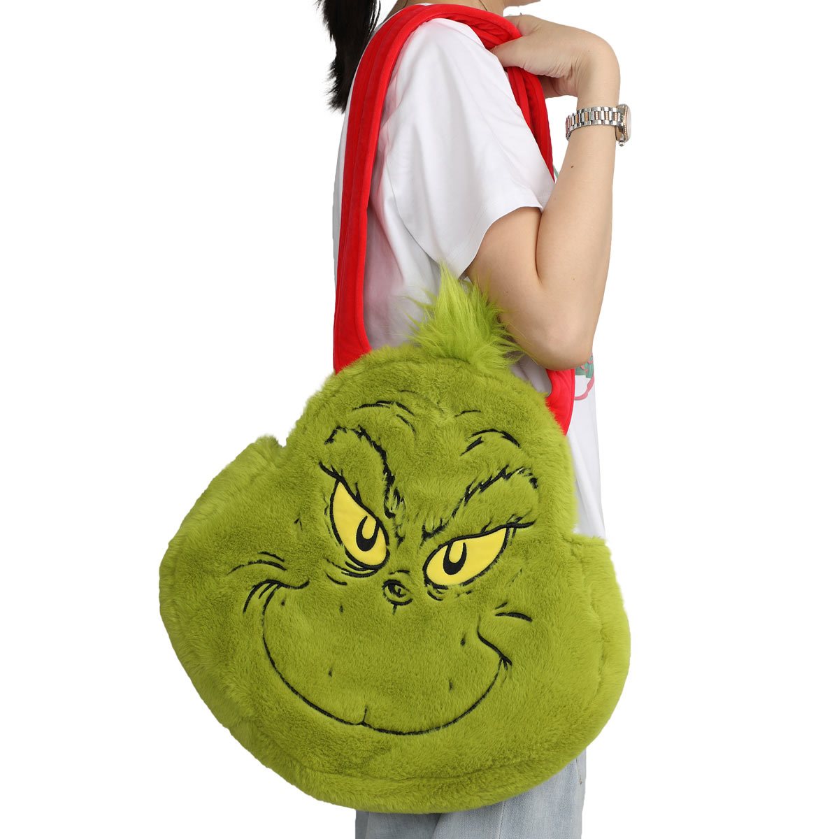 Seuss The Grinch Plush Tote Bag – SoleSavy - Main Image