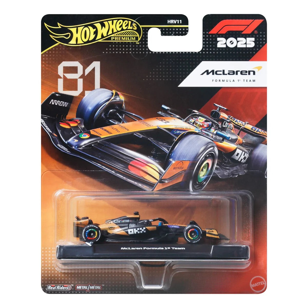 Hot Wheels Premium - Formula 1 2026 Mix 1 - Team Mclaren F1 2 Cart Set - (PRE-ORDER FEB 2026)