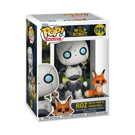 Funko Pop! - The Wild Robot Roz with Brightbill and Fink - #1794 (IN-STOCK)