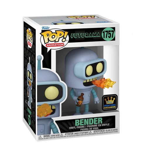 Funko Pop! Futurama Bender  Figure - #1757 - Specialty Series