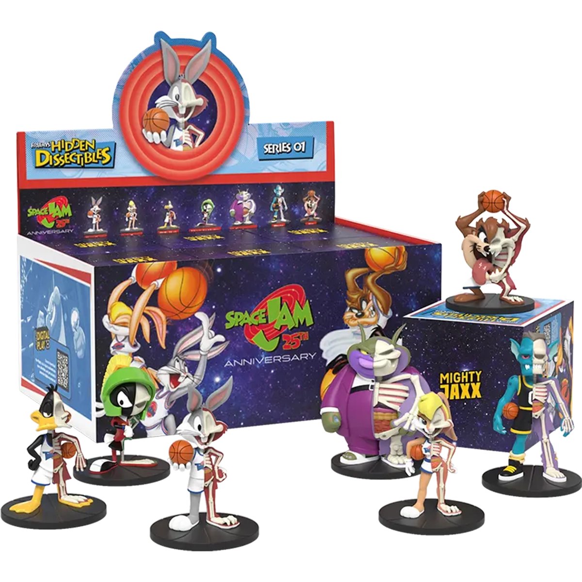 Freeny's Hidden Dissectibles Space Jam Looney Tunes Series - SEALED CASE of 6