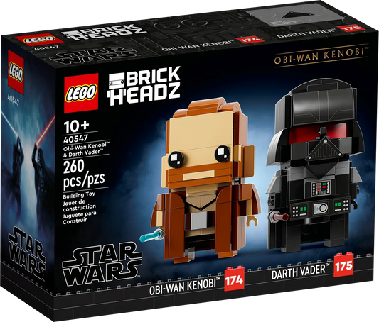 LEGO BrickHeadz - Obi-Wan Kenobi and Darth Vader - #40547