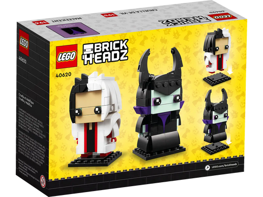 LEGO BrickHeadz - Cruella & Maleficent - #40620 (RETIRED)