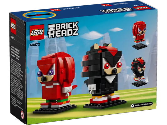 LEGO BrickHeadz - Knuckles & Shadow - #40672 (RETIRED)