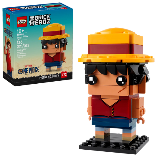 LEGO BrickHeadz - Monkey D. Luffy Figure #40799 - (RETIRED)