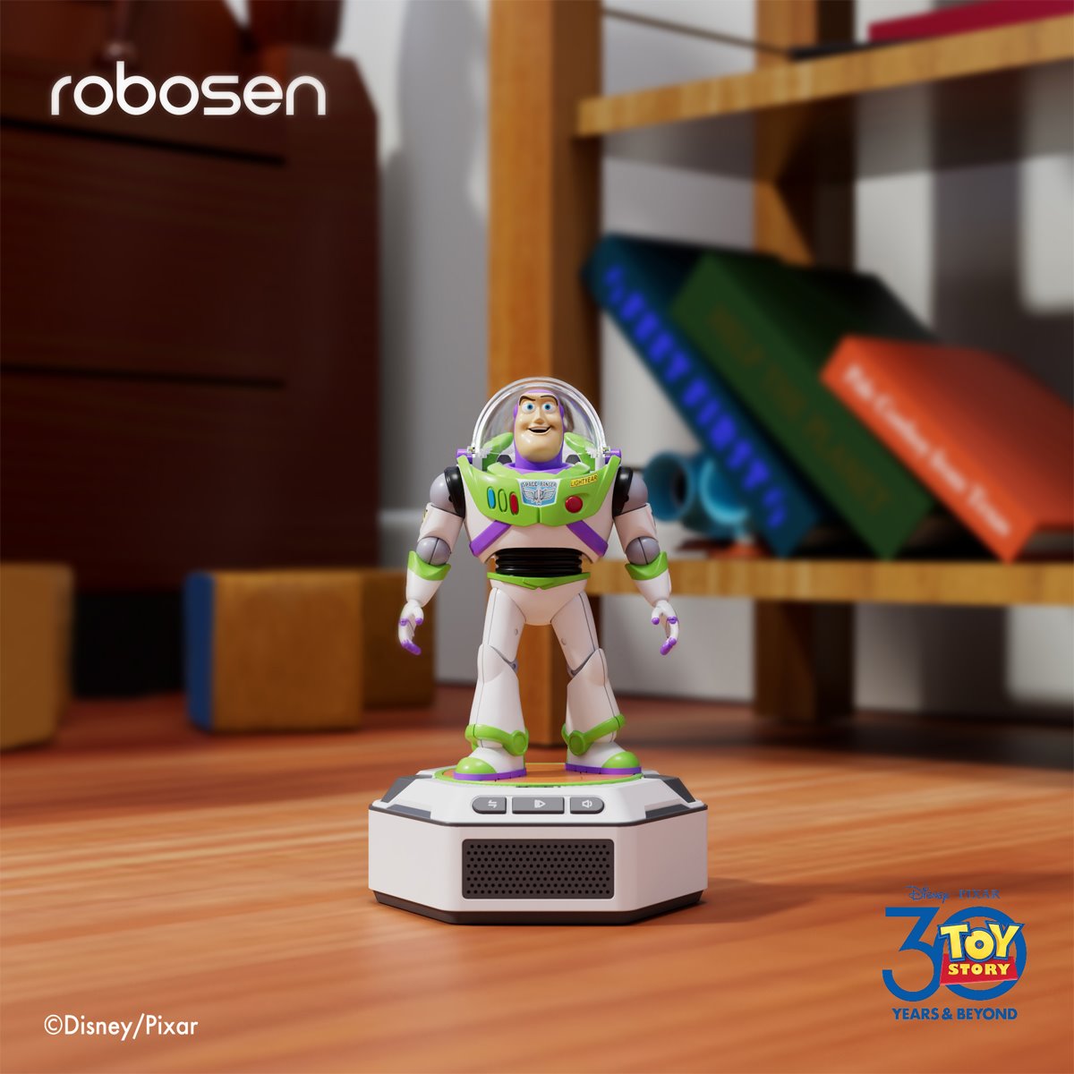 Robosen Robotics - Toy Story Mini Robots Hero Pack - Buzz Lightyear Robot with Base
