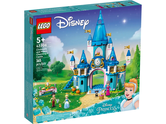 LEGO Disney - Cinderella and Prince Charming's Castle - #43206 (RETIRED)