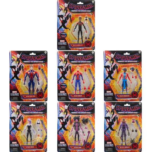 Marvel Legends -  Across The Spider-Verse - 2025 Wave 2 - Complete Set - 6-Inch Action Figures
