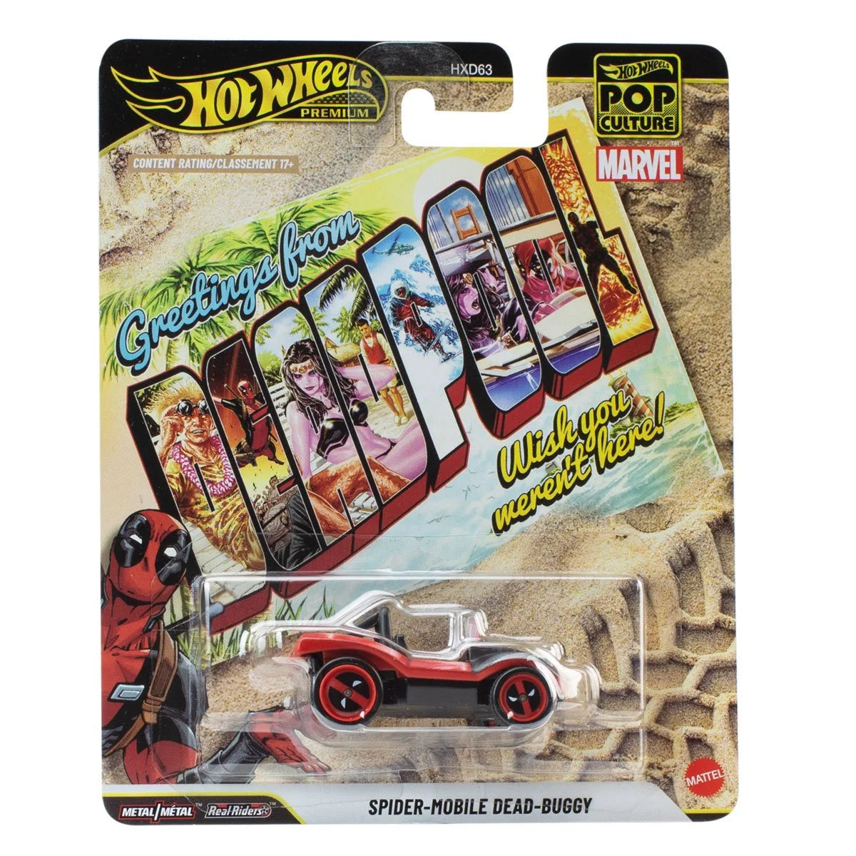 Hot Wheels Premium - Pop Culture 2026 Mix 2 - Complete Set of 5 (Forza, Barbie, Spider-Mobile & More)