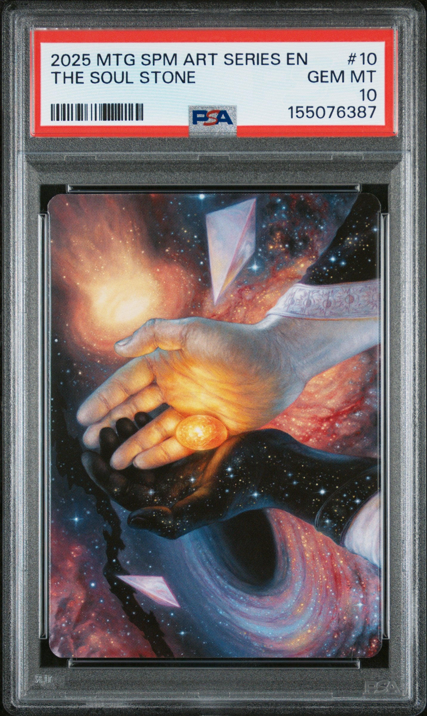 Magic The Gathering Marvel's Spider-Man - Art Series The Soul Stone #10 PSA 10