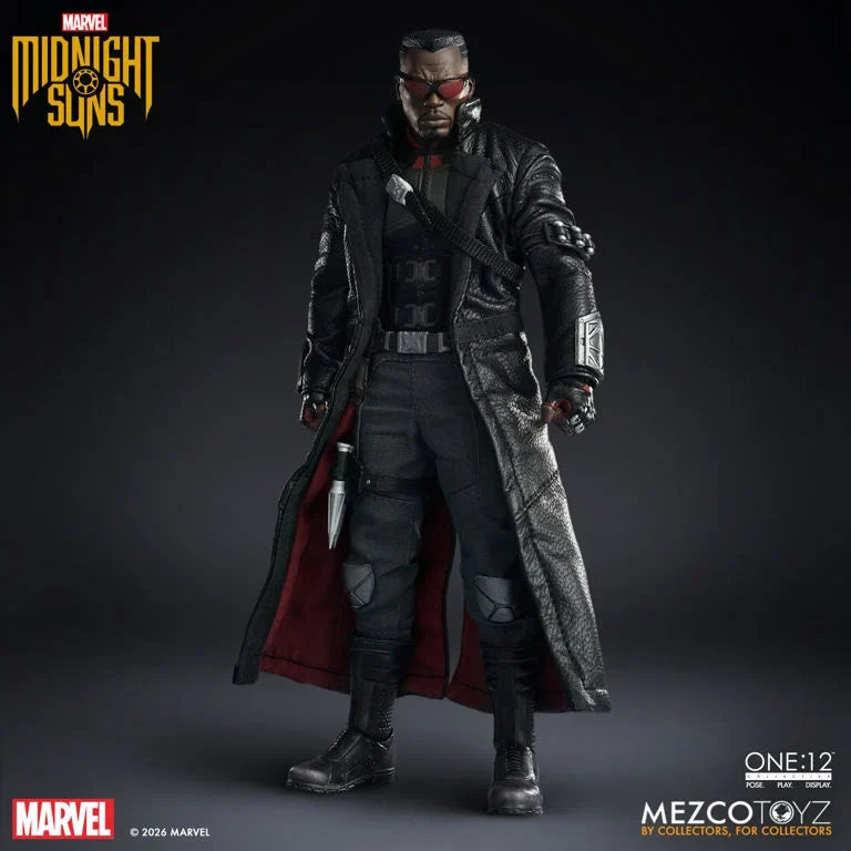 Mezco One:12 Collective Blade Midnight Sons Action Figure (PRE-ORDER MAY 2027)