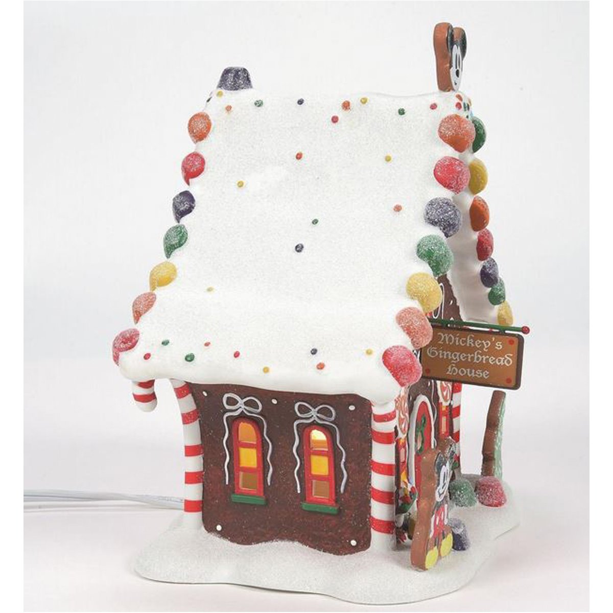 Disney: Mickey's Village Gingerbread House Statue